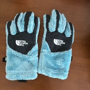 North face gloves girls small